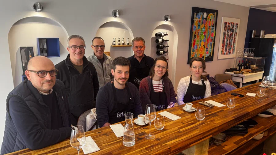 Groupe atelier cuisine EVJF Bris'Art Culinaire