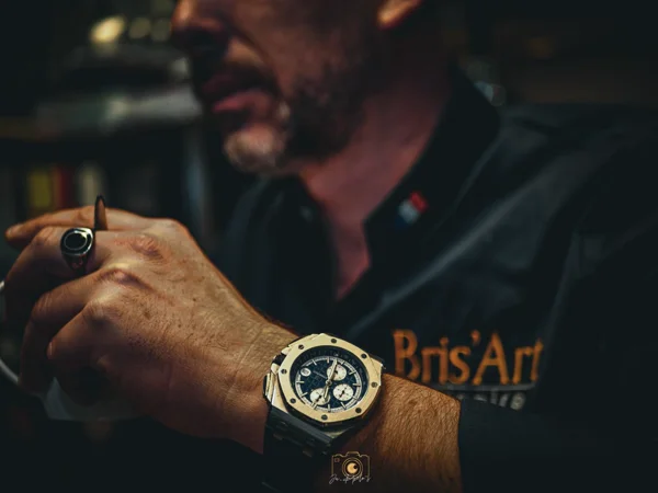 Chef Guillaume Brisard — détail signature Bris'Art Culinaire