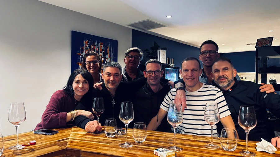 Dîner en groupe